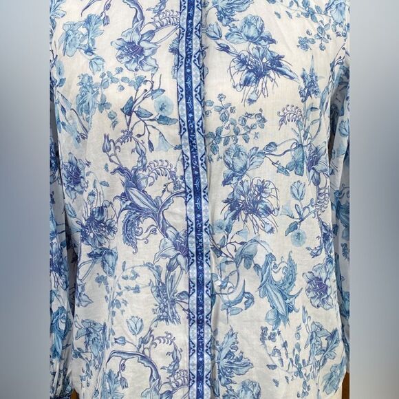 Alice and Olivia Blouson Sleeve Top size M - Picture 9 of 16